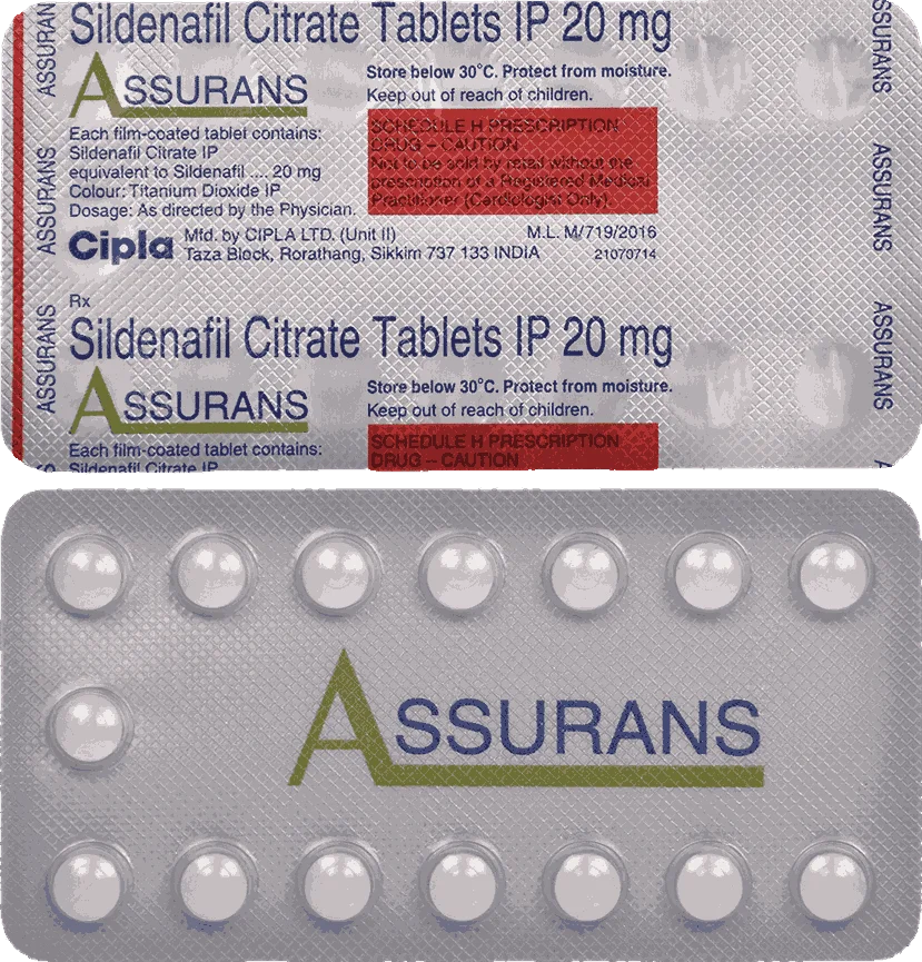 Assurans 20 mg Tablets Cost, Dosage, Uses, Side Effects