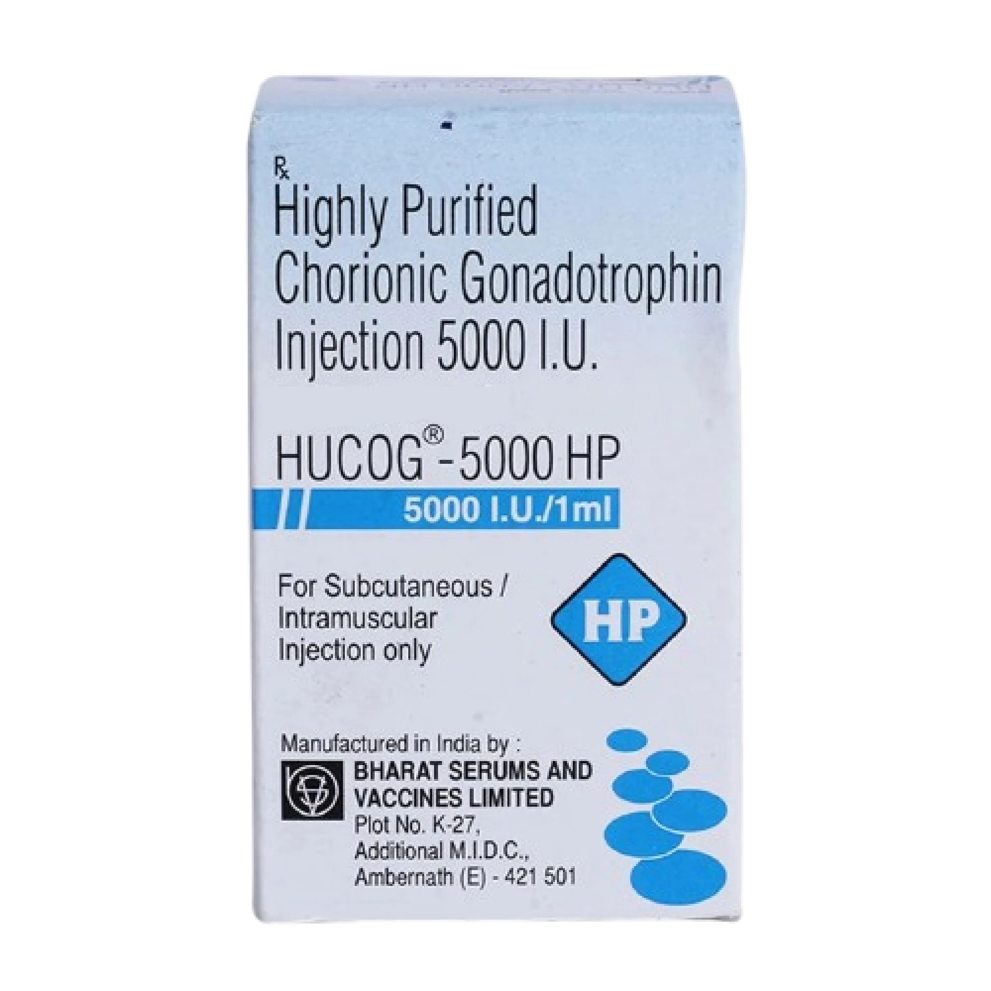 HUCOG 5000 Medication For Fertility Problems in Females