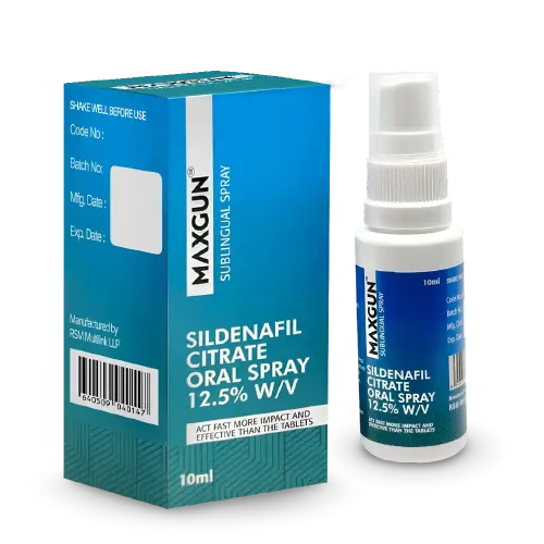 Maxgun Sublingual Spray (Sildenafil Citrate) For ED Relief