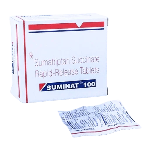 Suminat 100mg – Sumatriptan-based pain relief medication