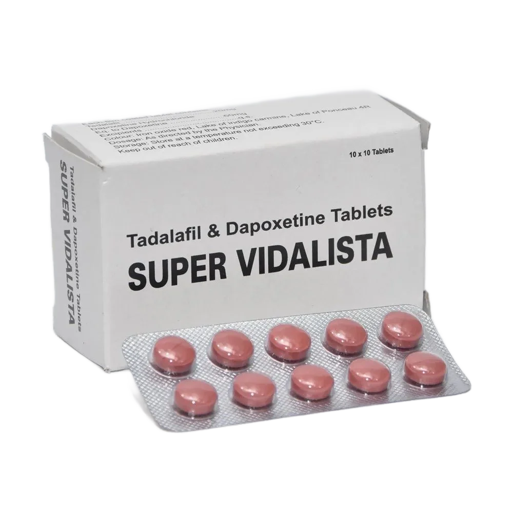 Super Vidalista 20mg+60mg - One pill for rock solid Erection