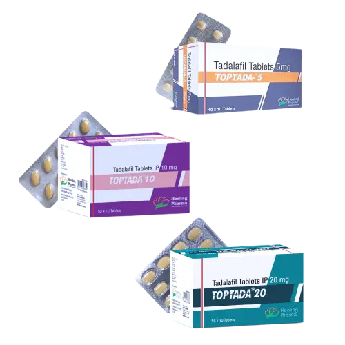Toptada 5mg, 10mg, 20 mg Tablet - Effective ED Medicine