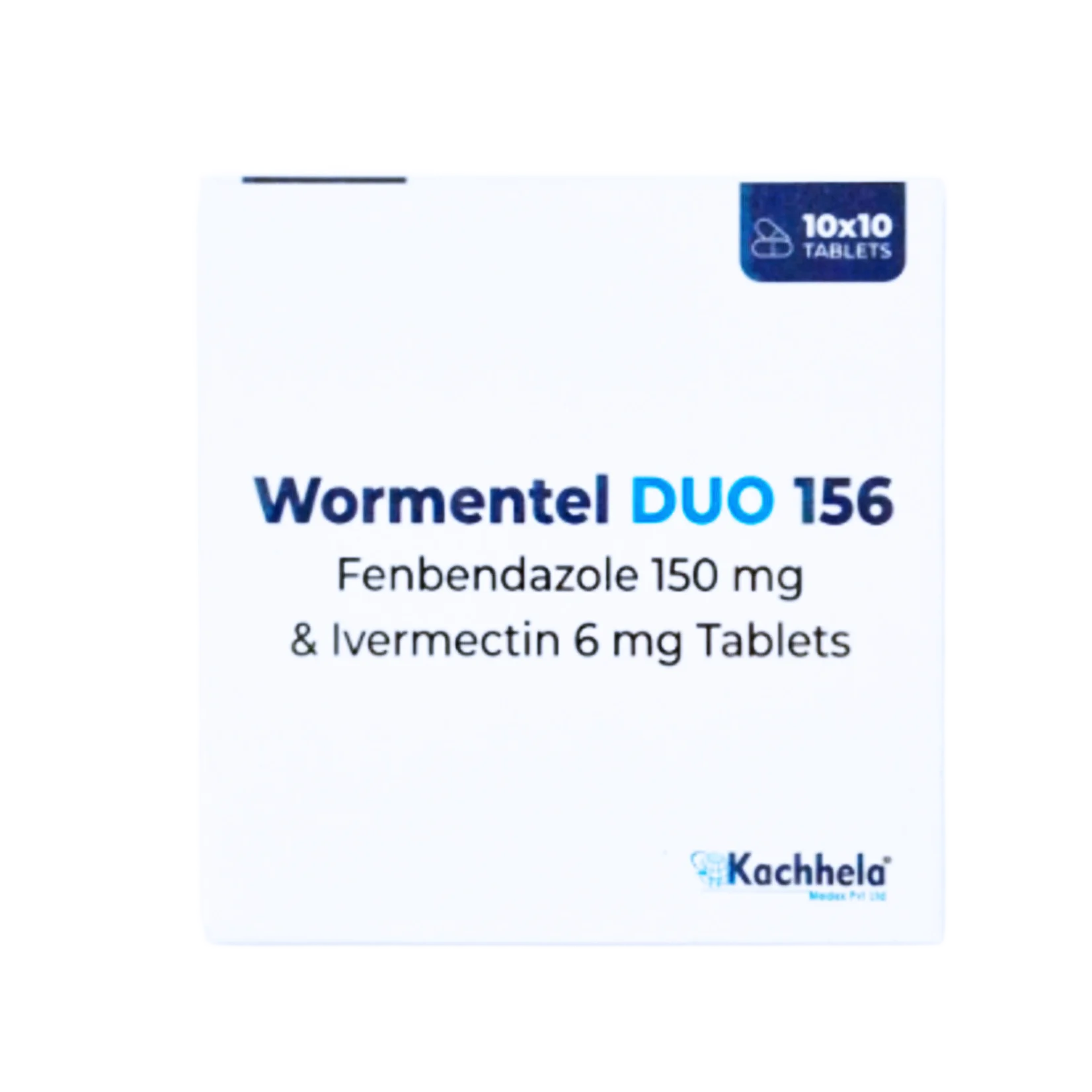 Wormentel 156mg Duo (Fenbendazole) - Antiparasitic Medication